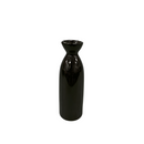 Kitchen Plus 9oz Ceramic Sake Bottle, Black, Case of 12