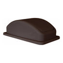 Thunder 20-1/2" x 11-1/4" x 6-1/4", Lid for PLTC023B, Brown Color, High-Density Polyethylene, Each