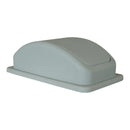 Thunder 20-1/2" x 11-1/4" x 6-1/4", Lid for PLTC023G, Gray Color, High-Density Polyethylene, Each