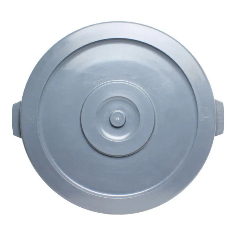 Thunder 22-1/4" Diameter x 1-1/4" Height, Lid for PLTC032G, Gray Color, High-Density Polyethylene, Each
