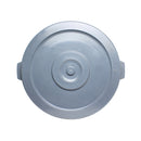Thunder 24-1/8" Diameter x 1-1/2" Height, Lid for PLTC044G, Gray Color, High-Density Polyethylene, Each