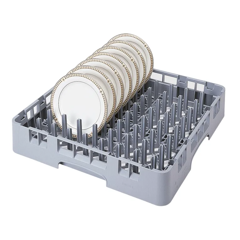 Cambro 19 3/4" x 19 3/4" Camrack Peg Rack Standard, Soft Gray, Each