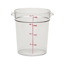 Cambro 22qt, Round Polycarbonate Food Storage Container, Clear, Each