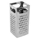 Thunder 4" x 4" x 8-3/4", Square Grater, Stainless Steel, Each