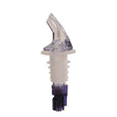 Thunder 1-1/8 Oz, Measured Liquor Pourer With Purple Tail And No Collar, Acrylonitrile, Color Coded, Fits Standard 750 ML Liqour Bottle, Dozen