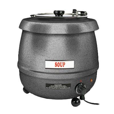 Thunder 10-1/2 Qt, 12-5/8" Diameter X 14-1/2" Height, Electric Soup Warmer, Each