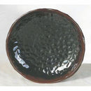 Thunder 8-1/4" Diameter X 1-3/8" Height, Lotus Shape Plate, Tenmoku, Melamine, Dozen