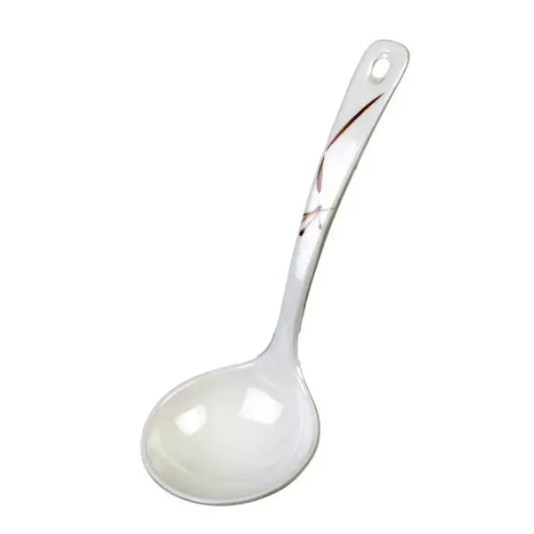 Thunder 1 Oz, 7-3/8" X 2-1/2", Soup Ladle, Bamboo Pattern, Melamine, Dozen