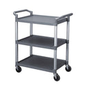 Thunder 33-1/2" X 16-1/8" X 37", 3-Tier Bus Cart, Each