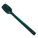 Thunder 3/4 Oz, 10" X 1-3/4" X 1", Solid Buffet Spoon, Green Color, Polycarbonate, One-Piece, Dozen