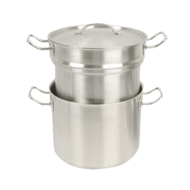 Thunder 8 Qt, Double Boiler (Pot, Lid, Inset), Stainless Steel, 3 Piece Set