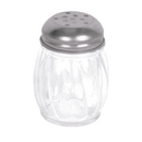 Thunder 6 Oz, 2-3/4" Diameter X 3-1/2" Height, Perforated Swirl Shaker, Polycarbonate Body With Stainless Steel Perforated Cap, Dozen