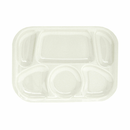 Thunder 13" X 9-1/2" X 1", Compartment Tray, White Color, Melamine, Dozen