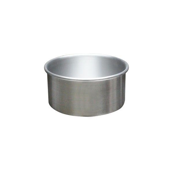 Thunder 6" Diameter x 3" Deep, Round Layer Cake Pan, Aluminum, Oven Safe, Each