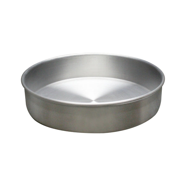 Thunder 10" Diameter x 2" Deep, Round Layer Cake Pan, Aluminum, 0.90 mm Thickness, Oven Safe, Each