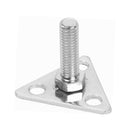 Thunder 2-3/8" x 2-1/8" x 1-7/8", Foot Plate, Iron, 5 Years Limited Warranty, Each