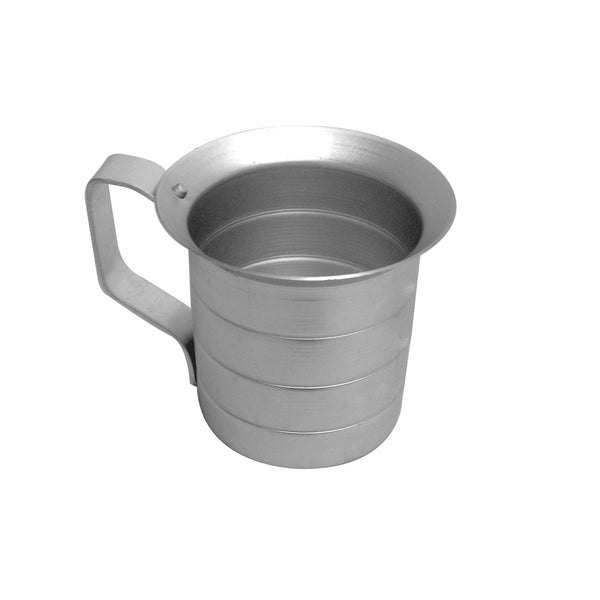Thunder 1 qt Liquid Measure Cup with Riveted Handle, Aluminum, Each
