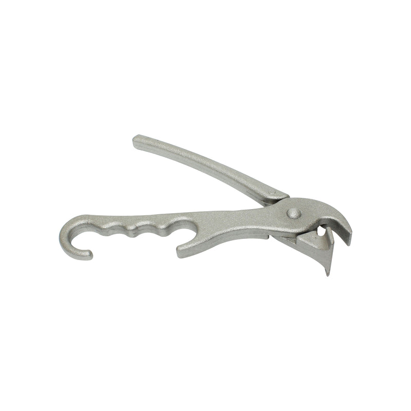 Thunder 7-7/8" x 1-1/4" x 6-1/2", Heavy-Duty Pizza Pan Gripper with a Finger-hook, Aluminum, Each