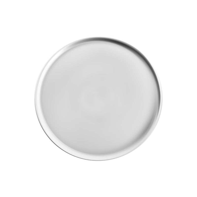 Thunder 15" Coupe Style Pizza Tray, Aluminum, Oven Safe, Each