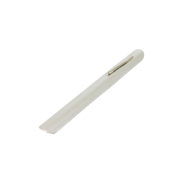 Thunder 6" x 5/8" x 1/2", Table Crumber, Silver Color, Aluminum, with Pocket Clip, Each