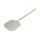 Thunder 52" Overall Length, 14" x 12", Aluminum Blade Pizza Peel with 38" Length x 1-1/8" Diameter Wooden Handle, Each