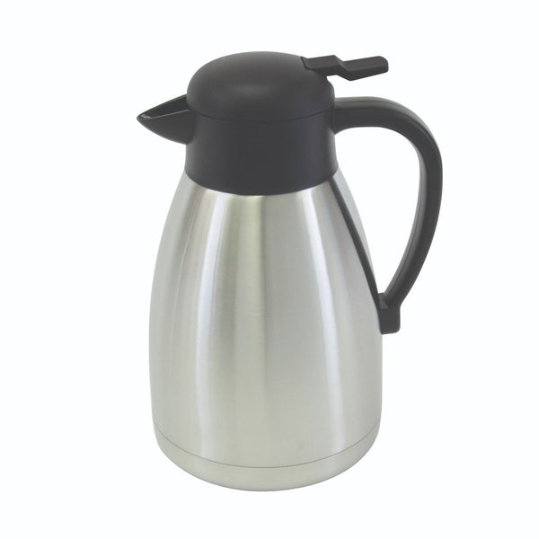 Thunder 1.5 Liter/51 oz, Coffee Server, Stainless Steel Exterior with Stainless Steel 18/8, 304 Material Interior, Polypropylene Cap, Handle, Each
