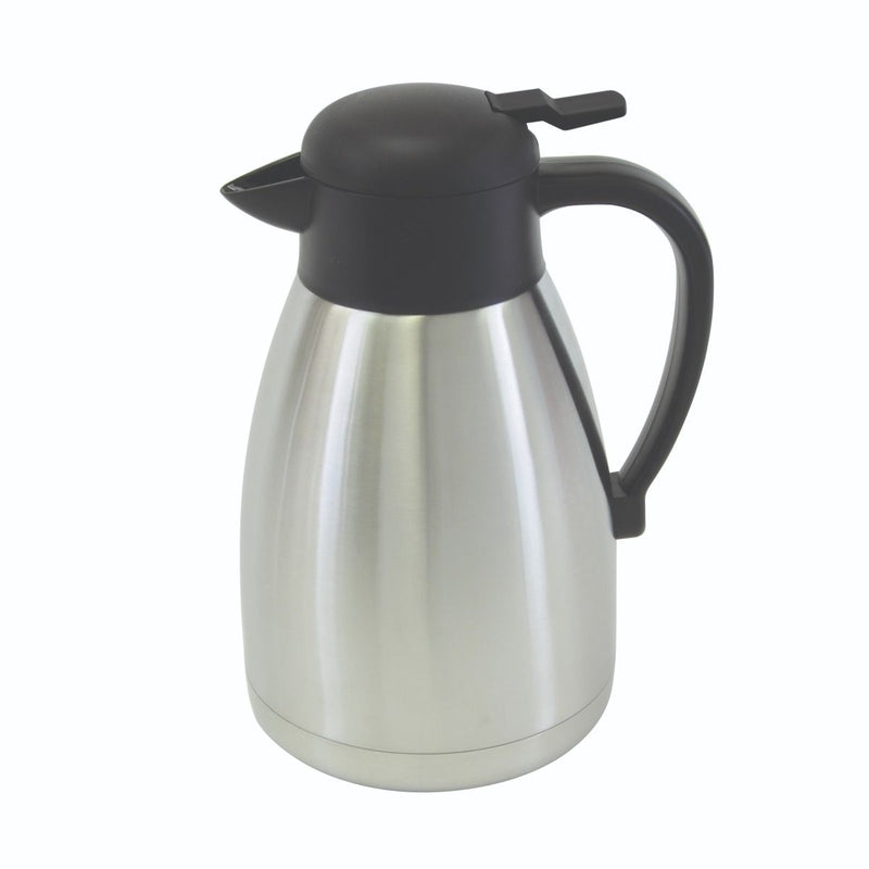 Thunder 1.5 Liter/51 oz, Coffee Server, Stainless Steel Exterior with Stainless Steel 18/8, 304 Material Interior, Polypropylene Cap, Handle, Each