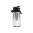 Thunder 2.5 Liter/84 oz, Lever Top AirPot, Stainless Steel 18/8, 304 Material Exterior with Glass Lined Interior, Polypropylene Cap, Handle, Each