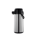 Thunder 1.9 Liter/64 oz, Push Button AirPot, Stainless Steel 18/8, 304 Material Exterior with Glass Lined Interior, Polypropylene Cap, Handle, Each