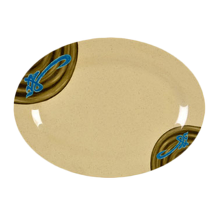 Thunder 8" X 6" X 5/8", Platter, Wei, Melamine, Dozen