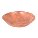 Thunder 16" Diameter X 4" Height, Woven Wood Bowl, Keyaki Wood, 3 Ply, 1.7mm Thickness, Dozen