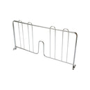 Thunder 18" x 2-1/8" x 9-3/8", Pressure-Fit Shelf Divider, Chrome Plated Wire, NSF, Each