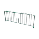 Thunder 21" x 2-1/8" x 9-1/2", Pressure-Fit Shelf Divider, Green Epoxy Coated Iron Wire, NSF, Each