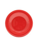Thunder 6-1/2" Diameter X 3/4" Height, Wide Rim Plate, Pure Red Color, Melamine, Dozen