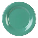 Thunder 10-1/2" Diameter X 7/8" Height, Wide Rim Plate, Green Color, Melamine, Dozen