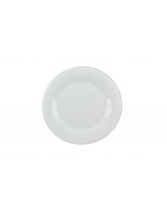 Thunder 11-3/4" Diameter X 1" Height, Wide Rim Plate, White Color, Melamine, Dozen