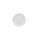 Thunder 7-1/4" Diameter X 5/8" Height, Narrow Rim Plate, White Color, Melamine, Dozen