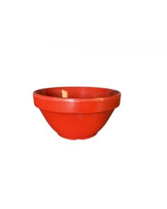 Thunder 8 Oz, 4-1/4" Diameter X 2-1/4" Height, Bouillon Cup, Pure Red Color, Melamine, Dozen