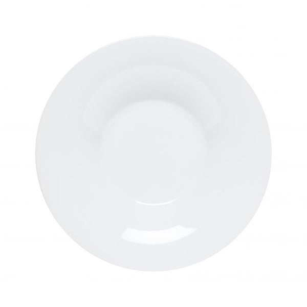 Thunder 12 Oz, 10-1/4" Diameter X 1-1/2" Height, Pasta Bowl, White Color, Melamine, Dozen