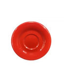 Thunder 5-1/2" Diameter X 3/4" Height, Saucer, Pure Red Color, Melamine, Dozen