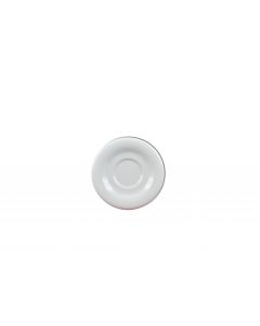 Thunder 5-1/2" Diameter X 3/4" Height, Saucer, White Color, Melamine, Dozen