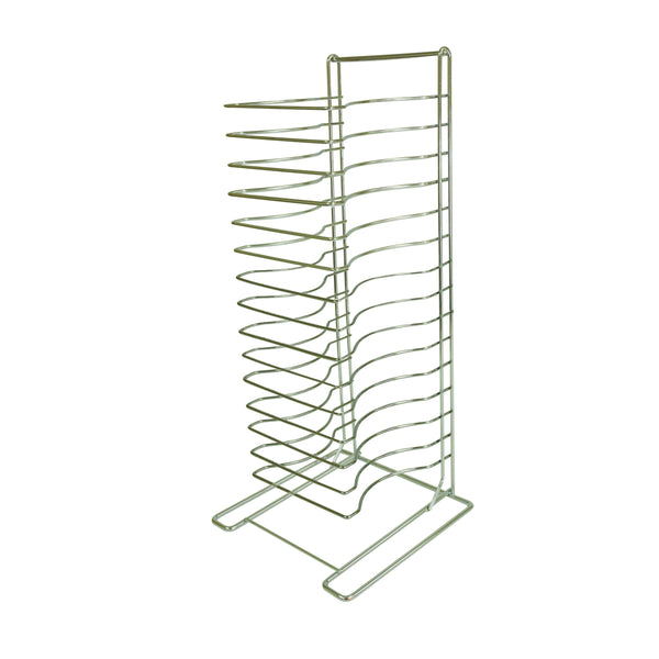 Thunder 15-Tier Pizza Pan Rack, Welded, Chrome Plated, Each