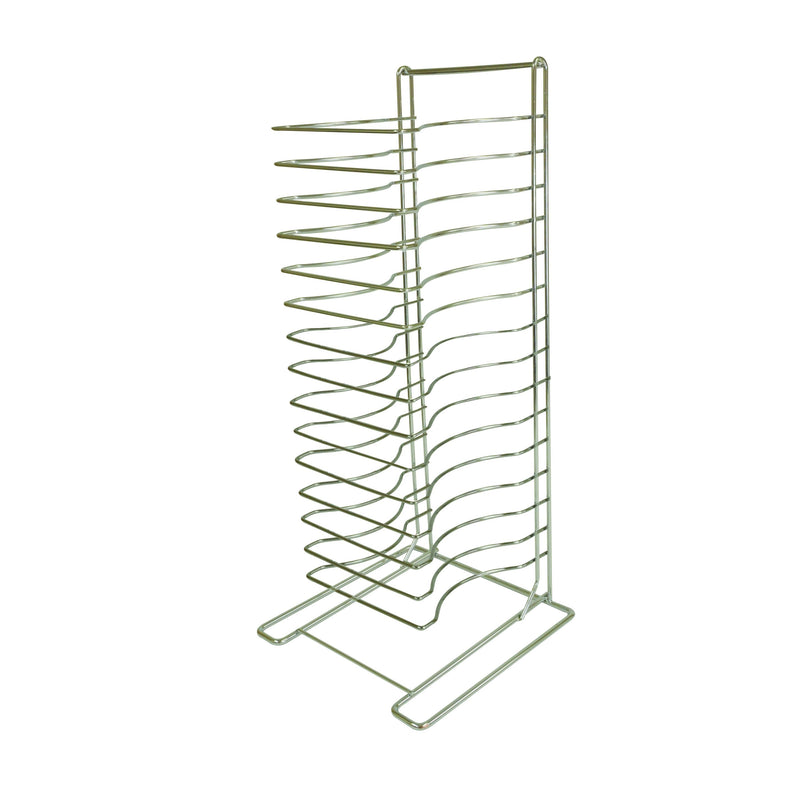 Thunder 15-Tier Pizza Pan Rack, Welded, Chrome Plated, Each