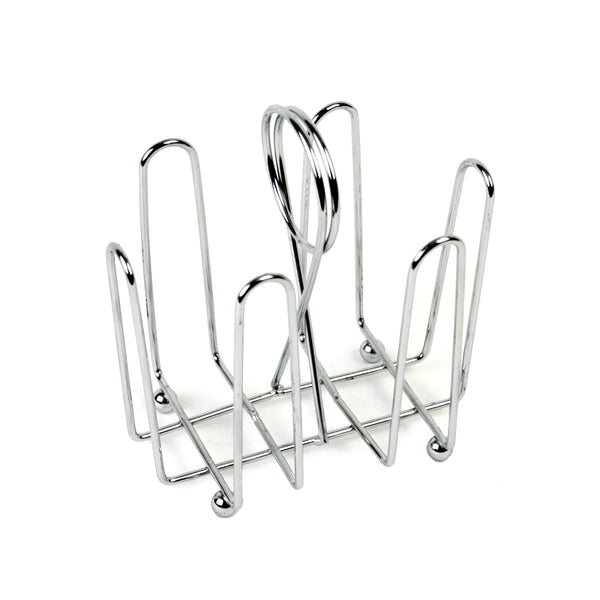 Thunder 4-1/2" x 3-1/2" x 5-1/2", Sugar Packet Holder, Chrome Plated, Each