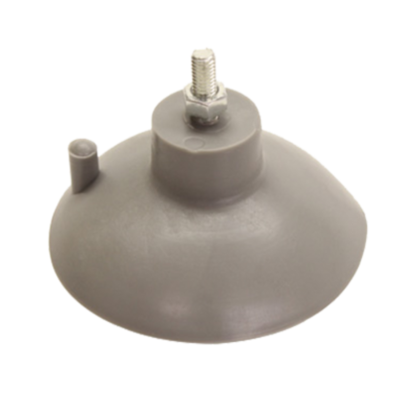 Thunder 3-1/4" Diameter X 2-1/8" Height, Suction Cup Feet, Polyvinyl Chloride, Comes With Nuts And Bolts For Attaching To French Fry Cutter, Pack of 4