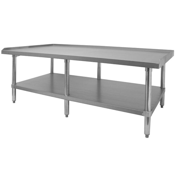 GSW 30" x 48" Stainless Steel Equipment Stand w/ Upturn, Each
