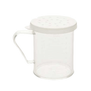 Thunder 10 Oz Polycarbonate Dredger With Handle 3 Snap-On Polycarbonate Lids (Fine, Medium & Large Holes), Each