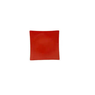 Thunder 7-3/8" X 7-3/8", 1-3/8" Deep, Flare Plate, Classic Pure Red, Melamine, Dozen