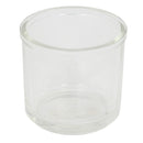 Thunder 7 oz, 3-1/8" Diameter x 2-7/8" Height, Condiment Jar, Glass Body with Stainless Steel Lid, Each