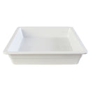 Thunder 2/3, 65mm, 14" x 12-7/8" x 2-1/2", White Color, Heavy-Duty Gastronorm Pan, Melamine, NSF, Each